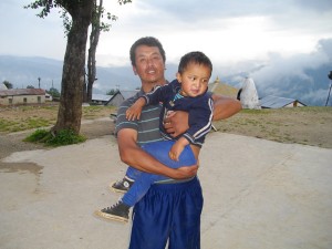 nawang sherpa and his dad