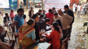 Thimi health camp with Shechen Clinic & Hospice