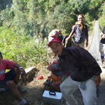 lunch break on the road to sertung