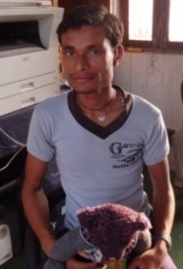 Raju, 17yrs old had a hearing aid fitted 14 yrs ago, but initially because of the Maoist uprising, was unable to travel to Kathmandu for repairs. And now, he cannot afford to!  